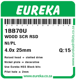 1BB70 - Wood Screw -1BB70_Label_T